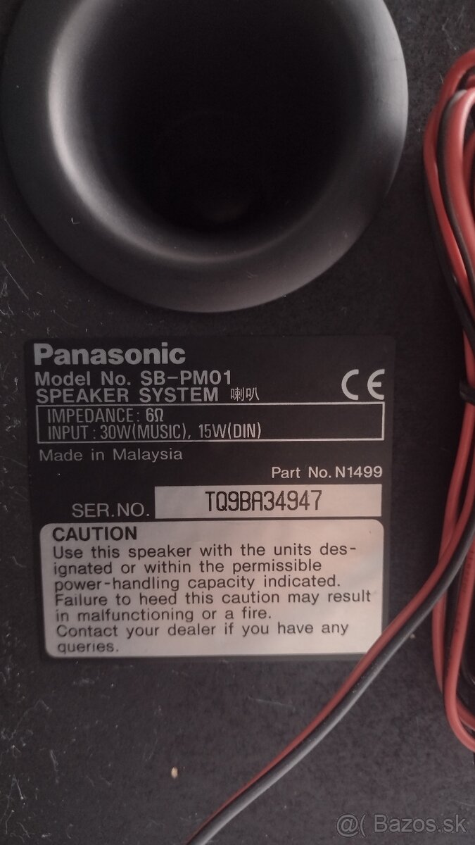 Predám Hi-fi systém Panasonic cena 70 . - 13