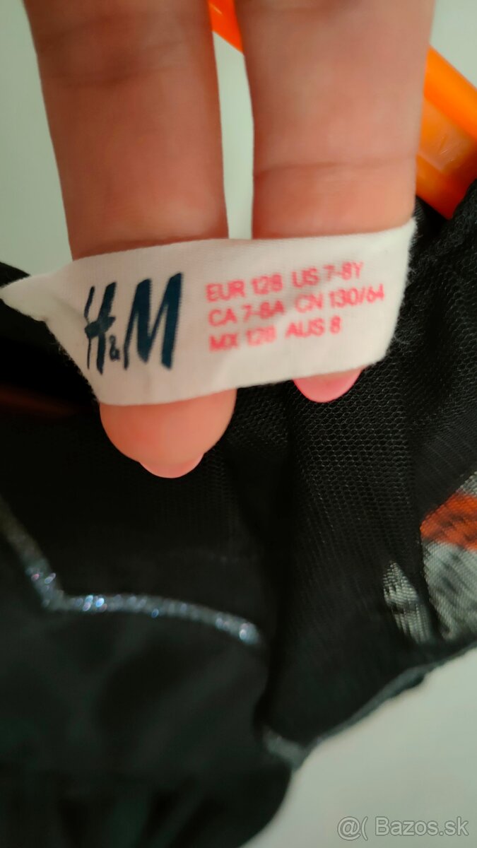 Halloween kostým šaty H&M 128 - 13