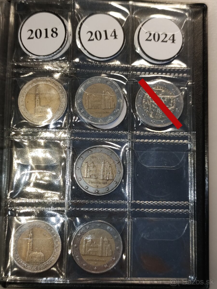 Ponúkam 2€ mince na výmenu - 13