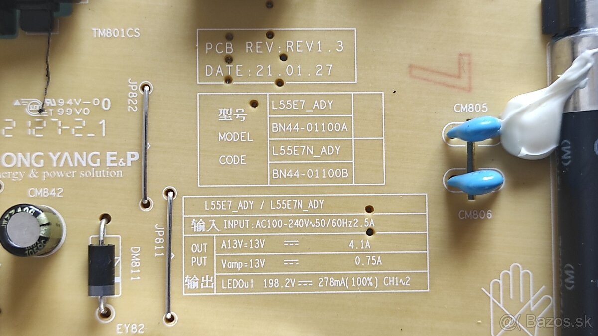 SAMSUNG QE50Q65AAU náhradné diely - 13