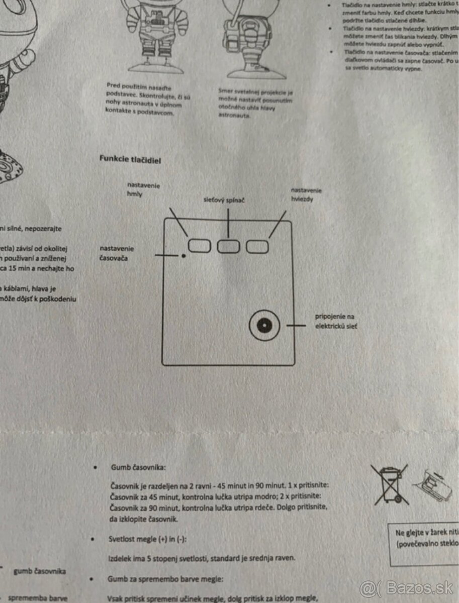 LED Projektor kozmonaut - 13