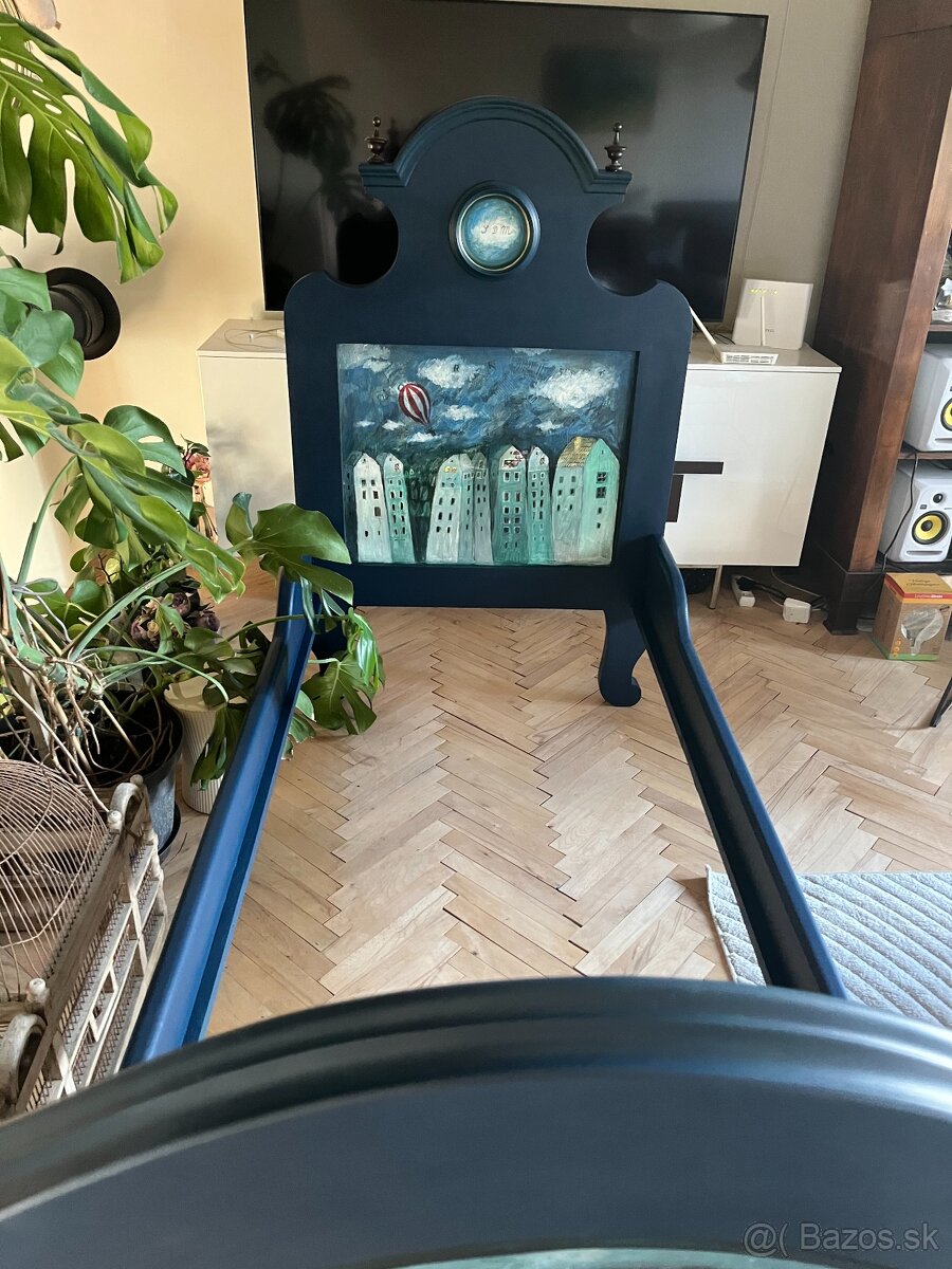 Starozitna postel 90x200cm - 13