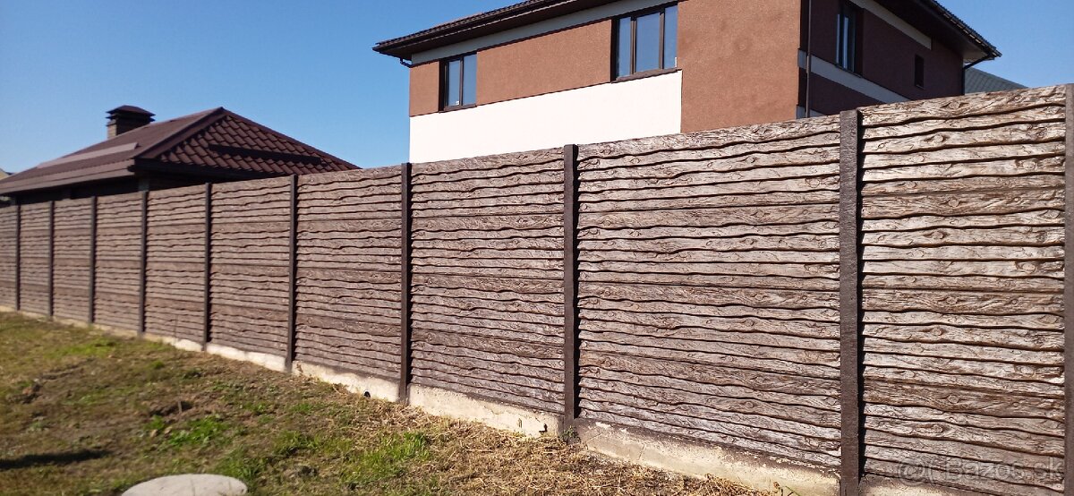 Maľovanie plotu 5€/m² – efekt kameňa - 13