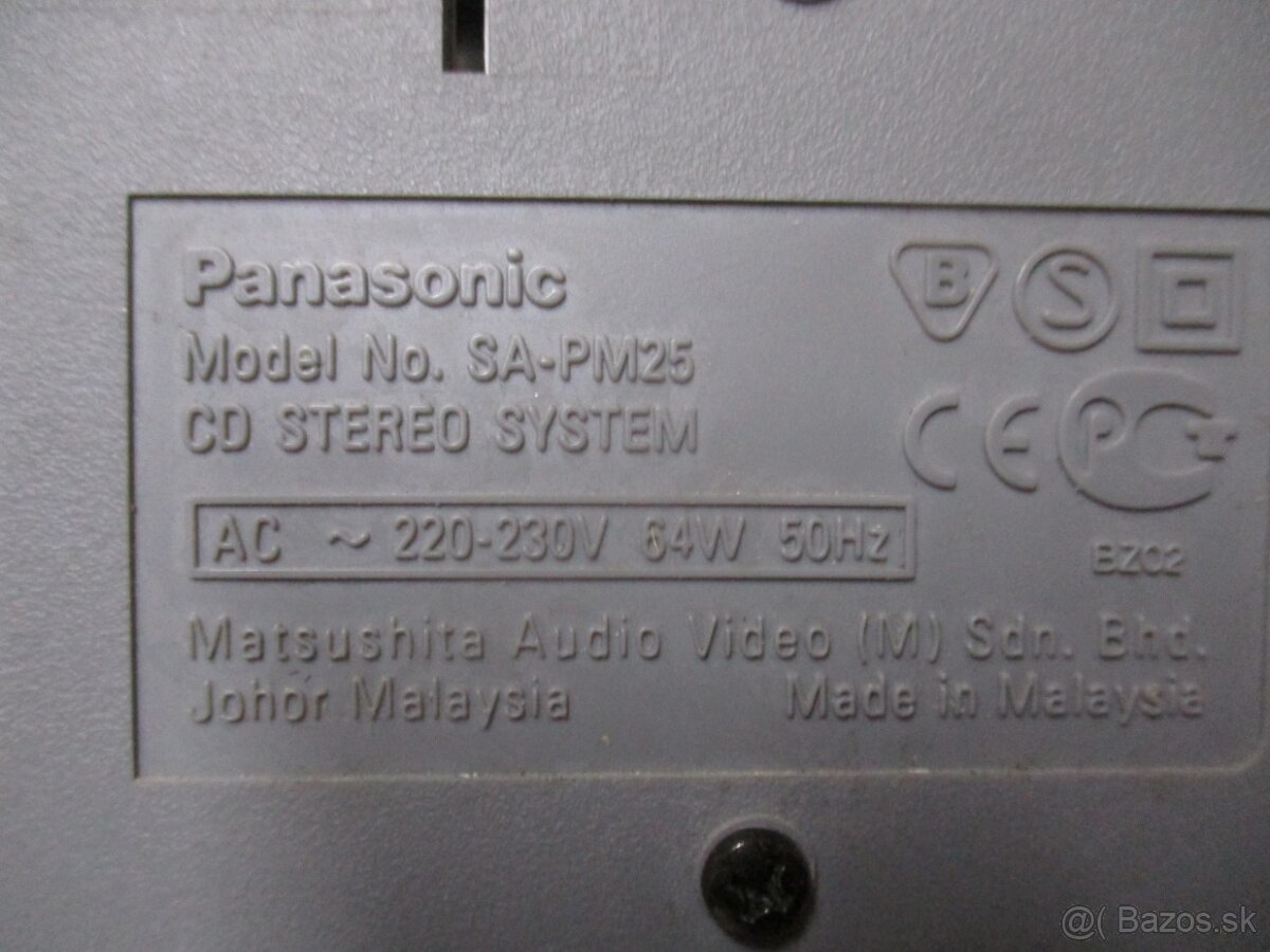 PANASONIC SA-PM25 mini sistem - 13