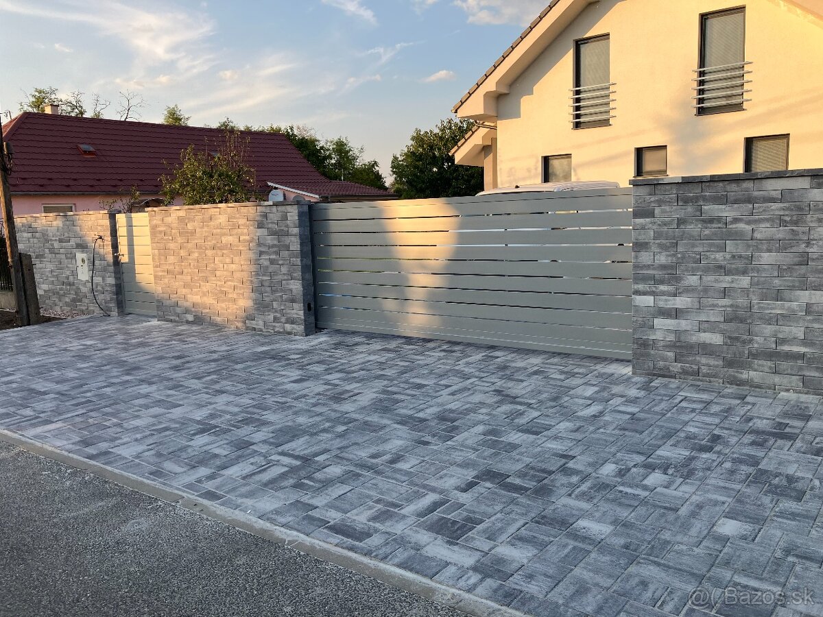 Tieniaca technika garážové brány plotové brány - 13