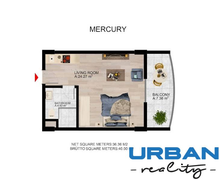 KONDO HOTEL S VODOPÁDOM - MERCURY 40 M2 - 13