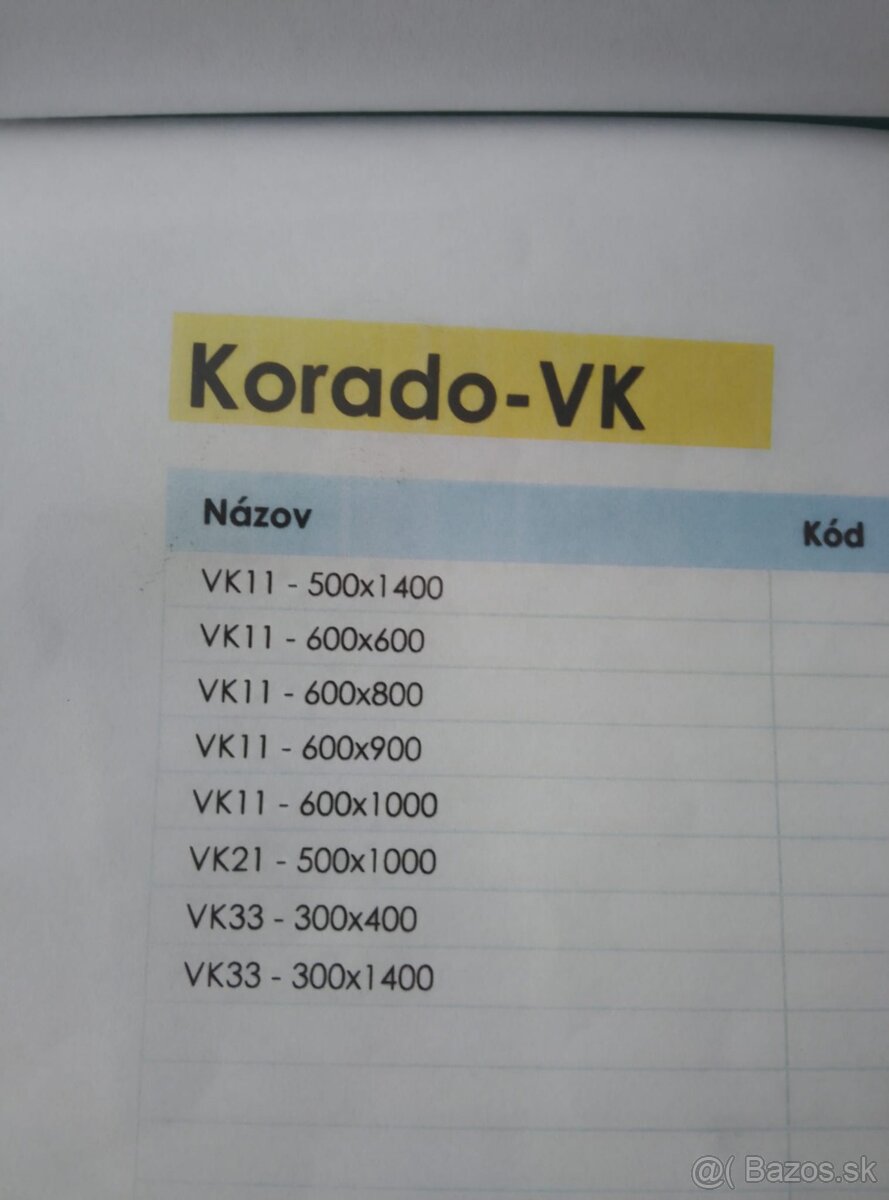 Predám radiátory značky Purmo a Korado - 13