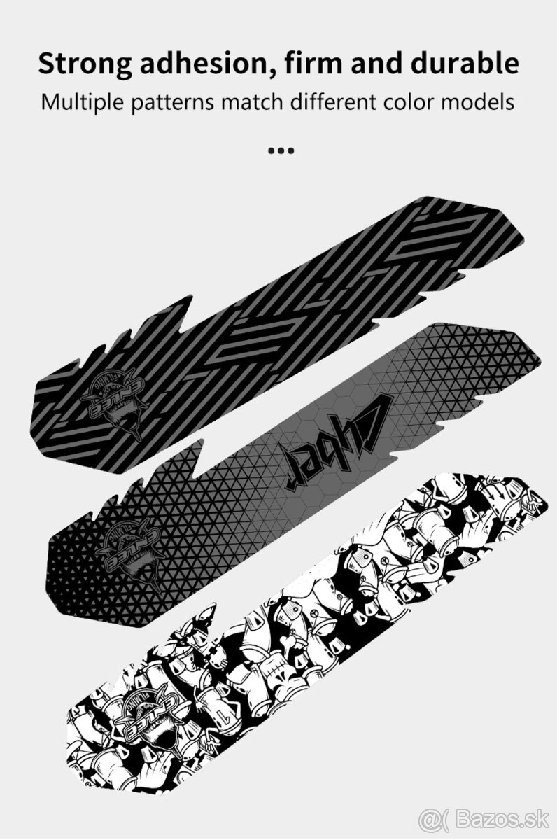 Nové ochranné nálepky na rám bicykla - 13