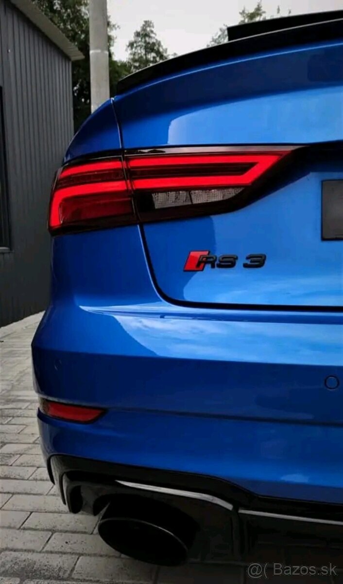 Napis logo znak AUDI na kufor / masku / blatniky - 13