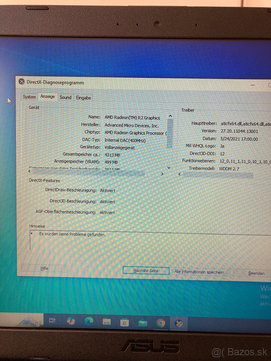 Asus Vivobook - SSD / DDR4 - 13