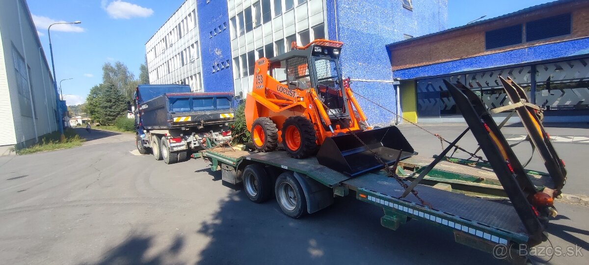 Preprava sťahovanie strojov podvalníkom - 13
