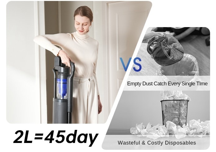 Super Prúdový Tyčový Vysávač ROIDMI X200 JET so Základňou - 13