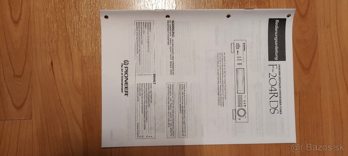 Predám tunery Denon a Pioneer - 13