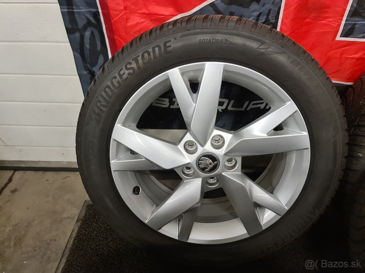 ŠKODA ORIGINAL SADA 5X112 R17 + 205/55 R17 - 13