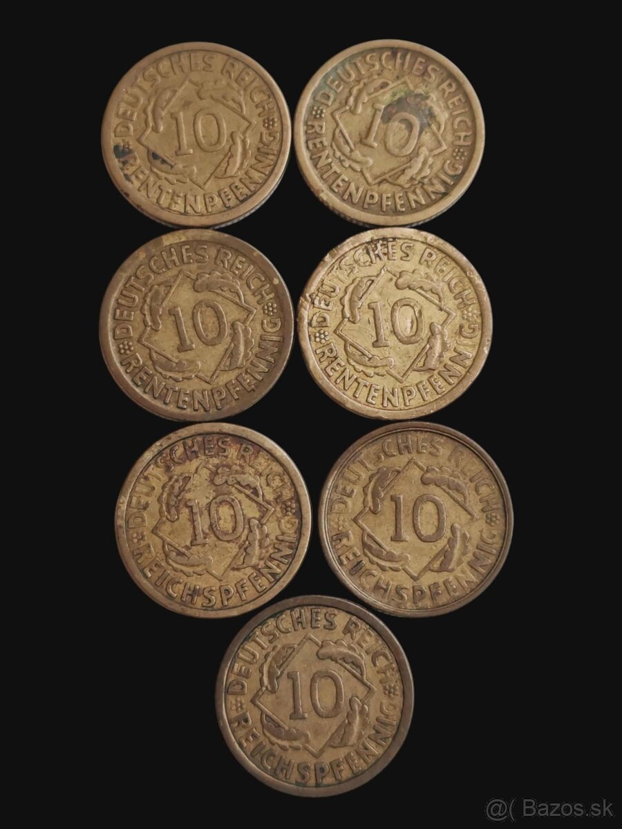 Drobné obehové mince Nemecka - 13