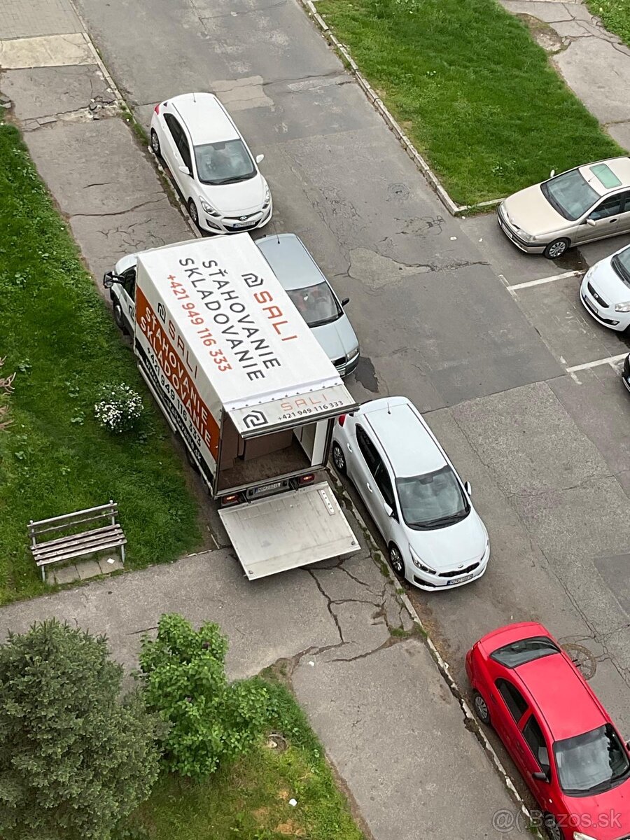 Sťahovanie Nové Zámky, skladovanie + hydraulická plošina +EN - 13