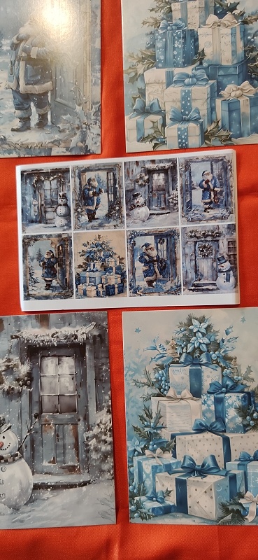 krásne vianočne pohľadnice Vintage štýl - 13