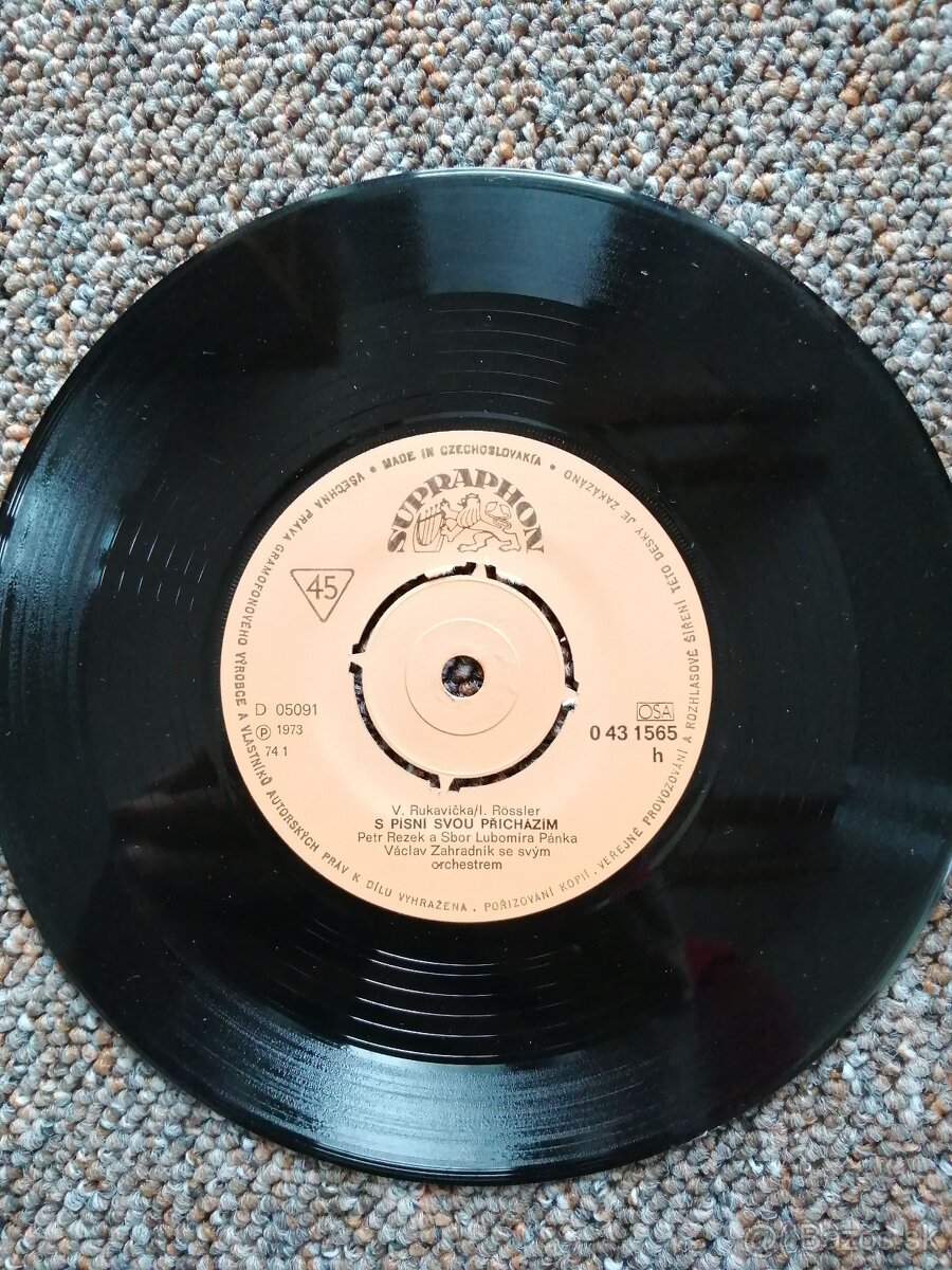 Predám SP, single play, malé platne, vinyl - 13