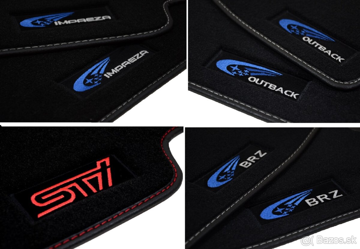 Luxusní celoroční Autokoberečky s podkladem hrubé gumy - 13