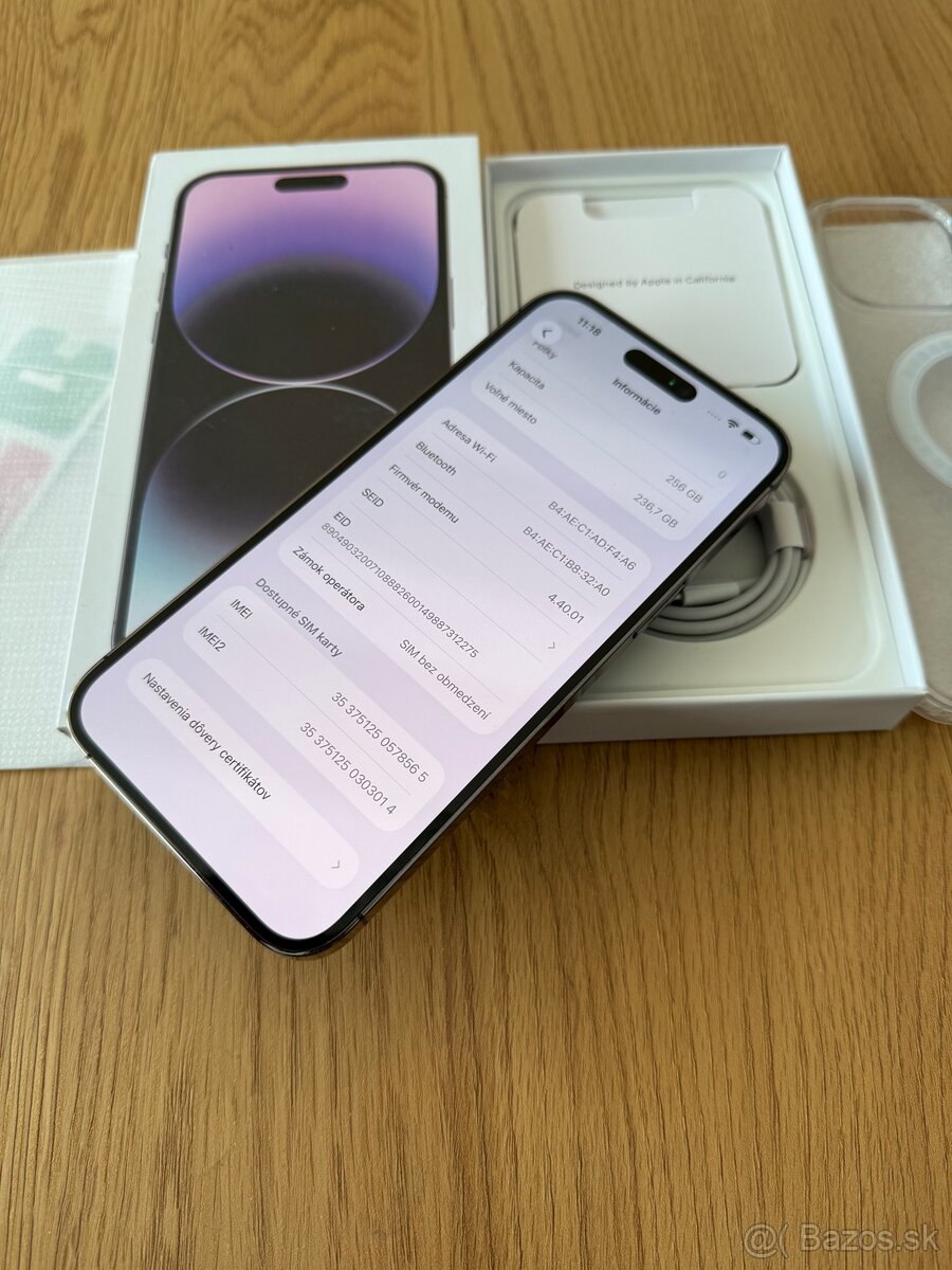 iPhone 14 Pro Max 256 gb Deep Purple v záruke - 13