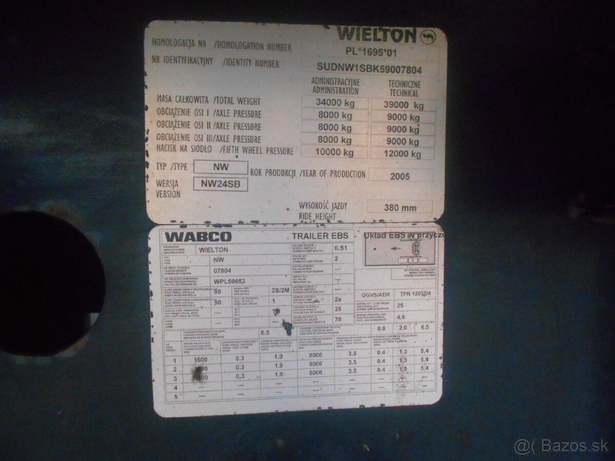 Wielton NW24 slápěčkový návěs - 13