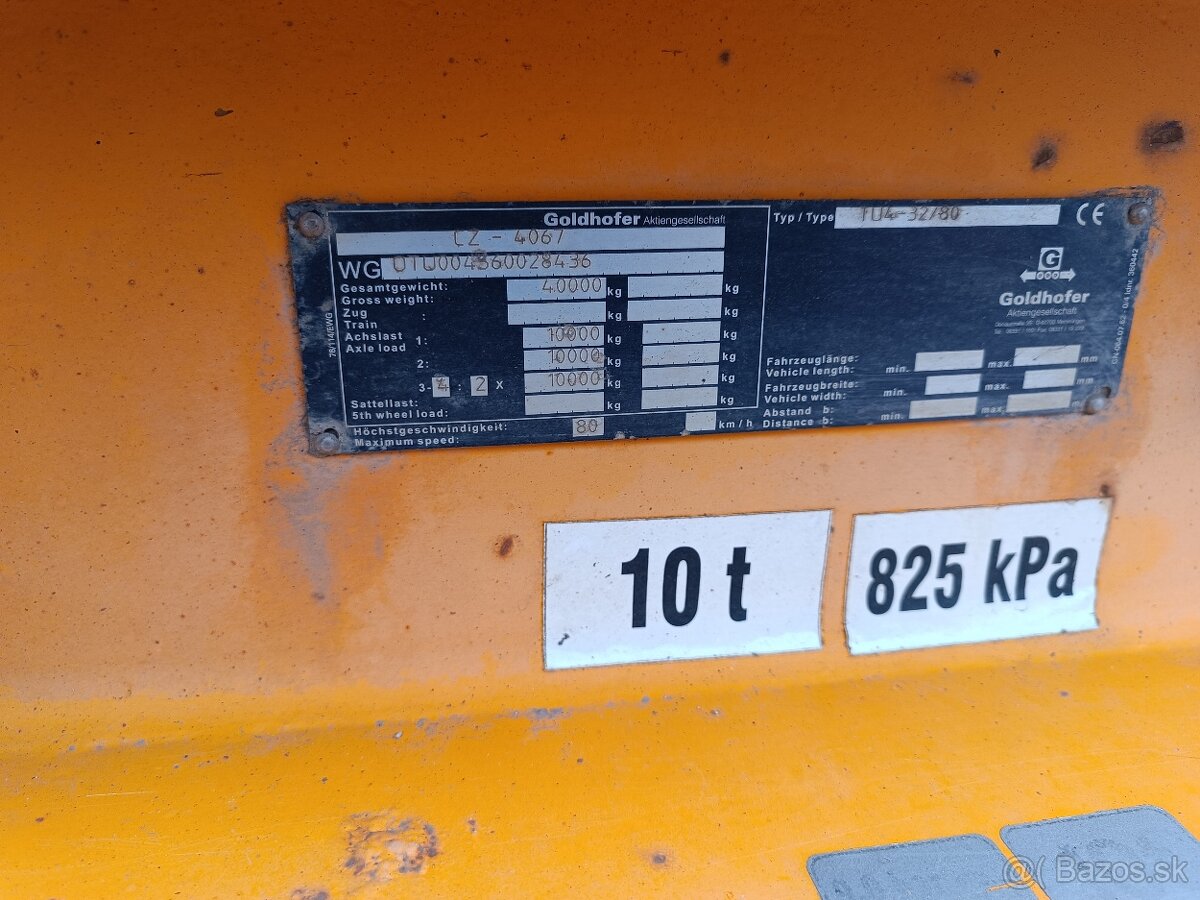 Goldhofer TU 4 - 32/80 Podvalník - 13