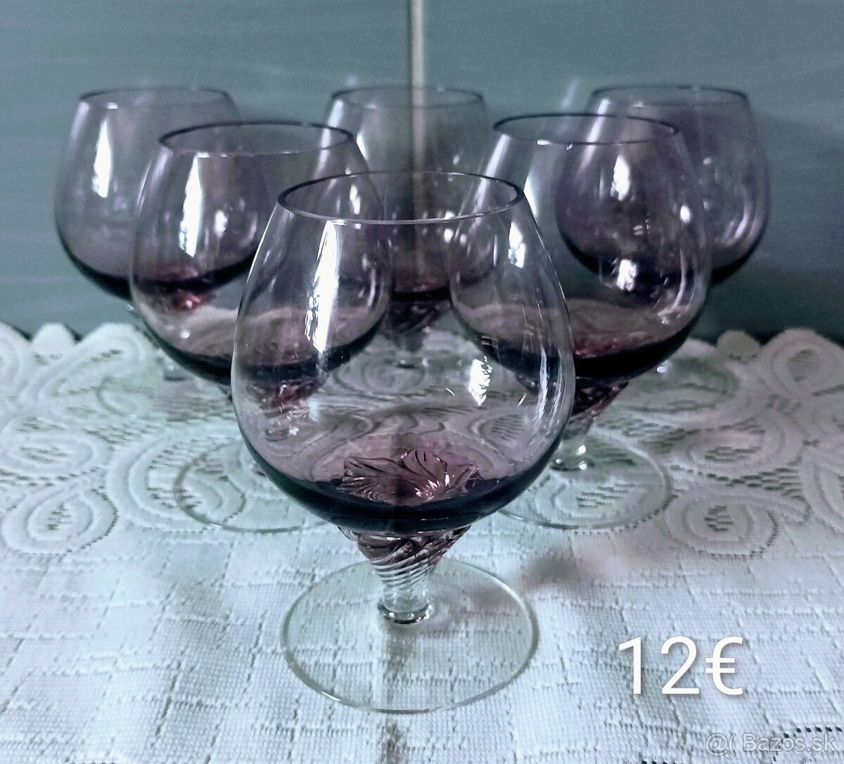 Retro ružové sklo - 13