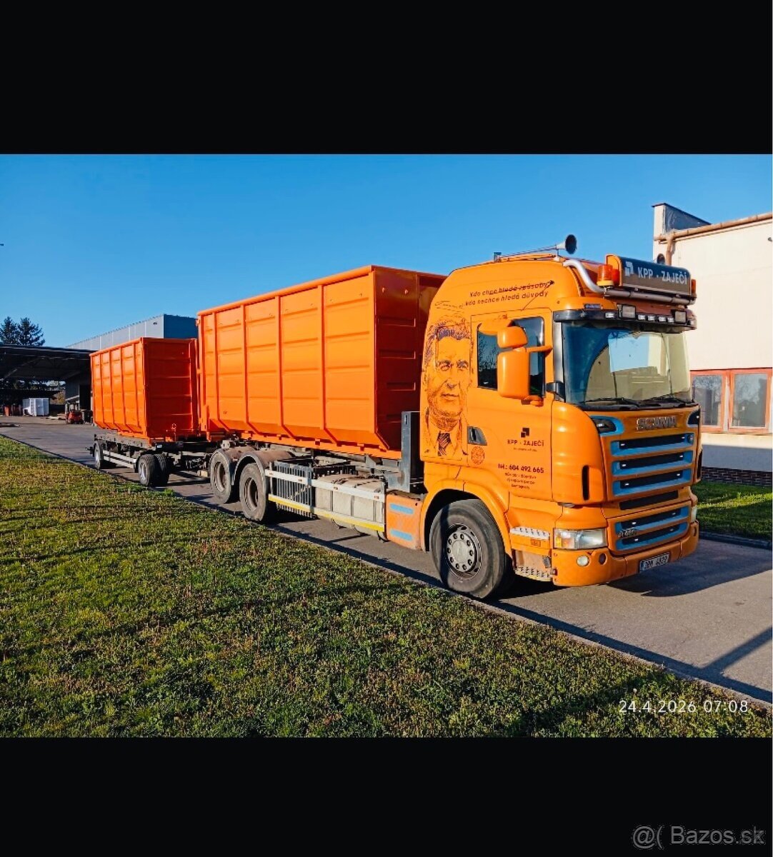 Hákový nosič kontajnerov Scania R480 - 13