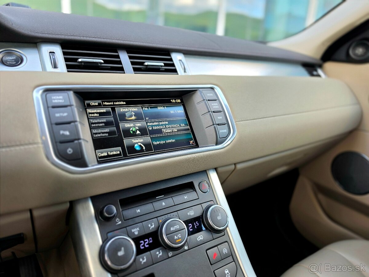 Range Rover Evoque 2.0Benzín ●4x4●1.majitel●4x4●80000km● - 13