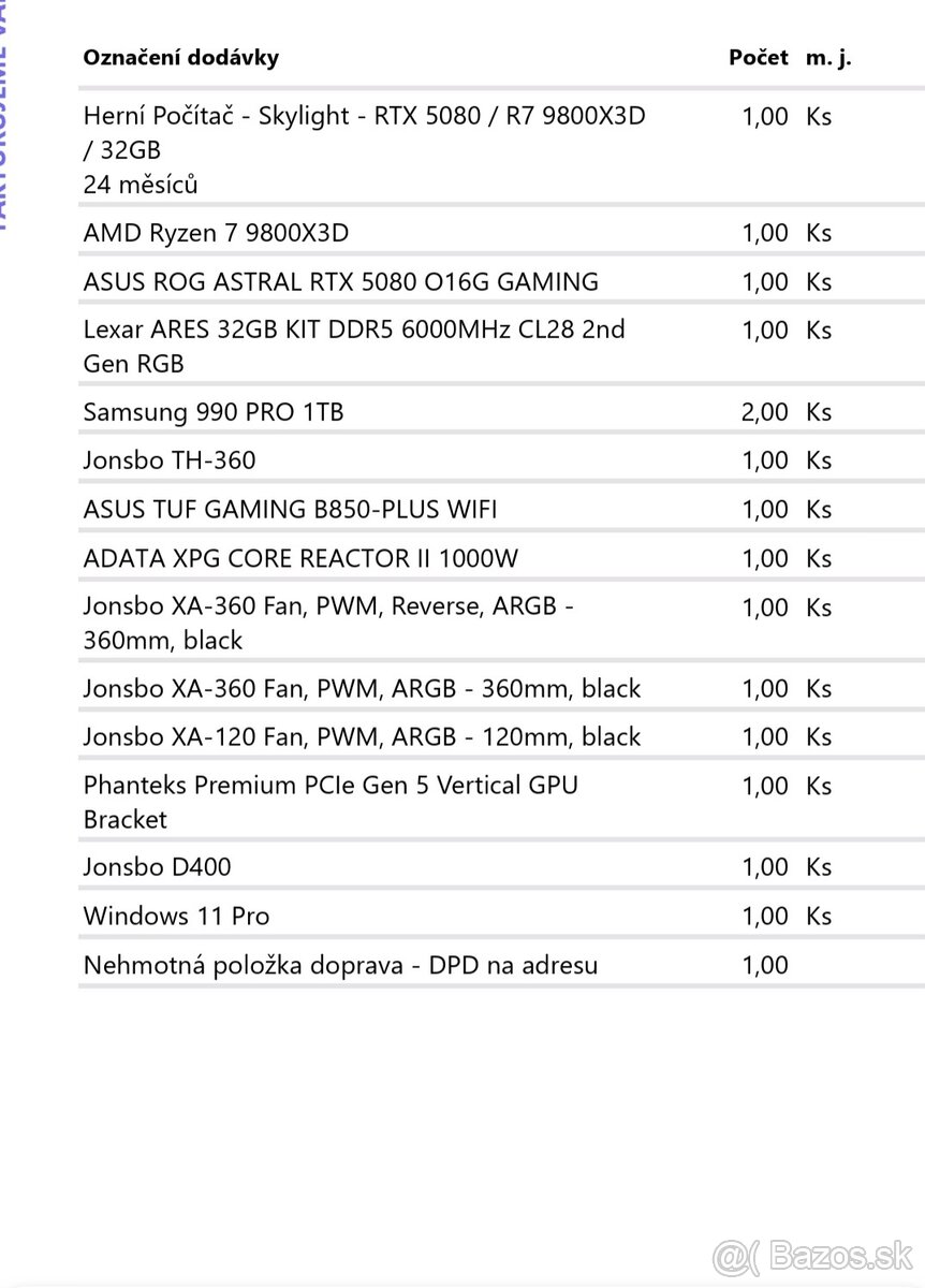 PC herni RTX 5080 nové - 13