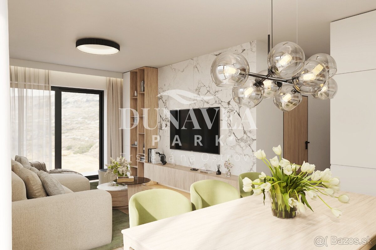 Veľký 3i byt+terasa+záhrada+2xparking,Trstená n/Ostrove,DS - 13