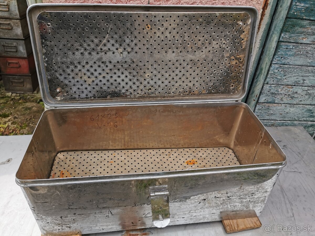 Nerezová lekárska, chirurgická prepravka, skrinka - 13