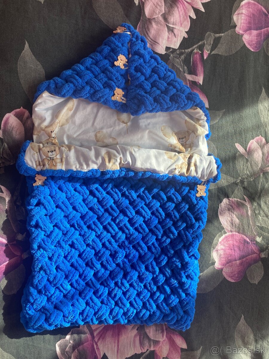 Zavinovačky a dečky pro miminko z puffy - 13