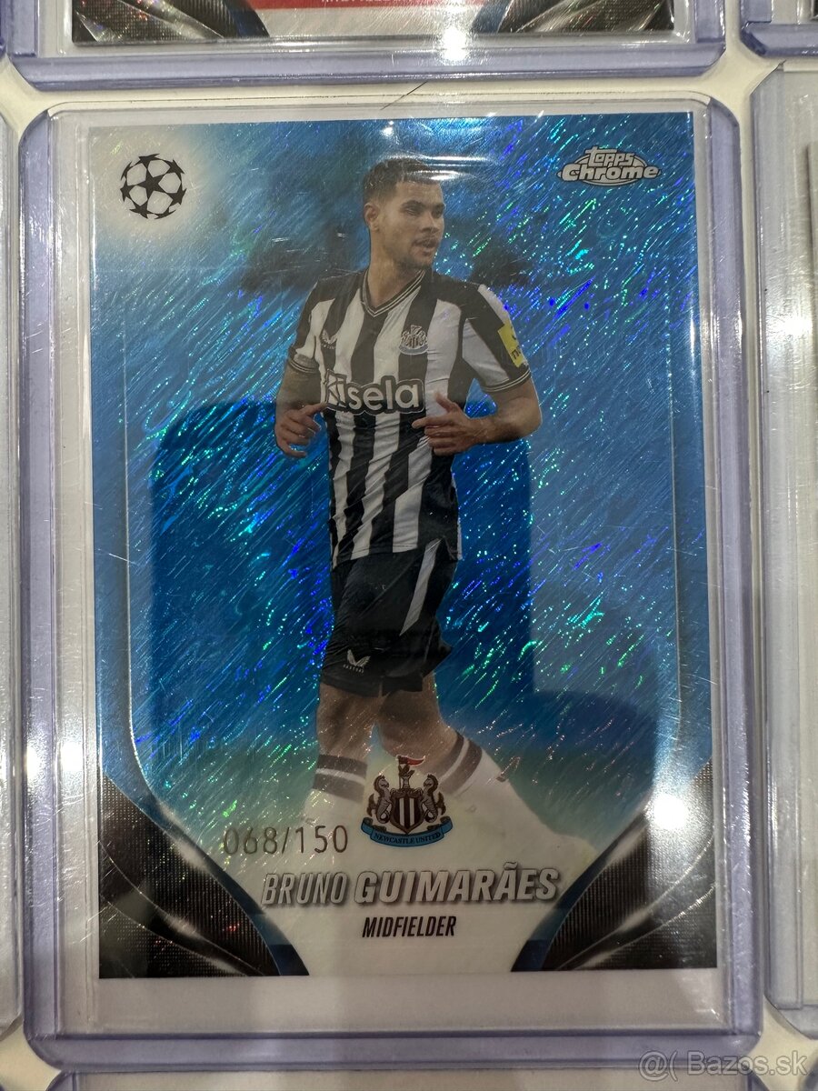 TOPPS CHROME FUTBALOVÉ KARTY LIMITOVANÉ KARTIČKY - 13