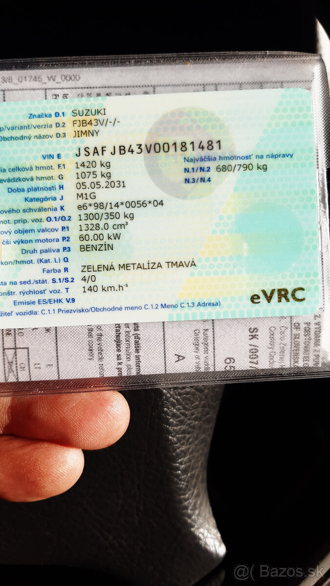 Predám Suzuki Jimny 1,3 benzín 4x4 - 13