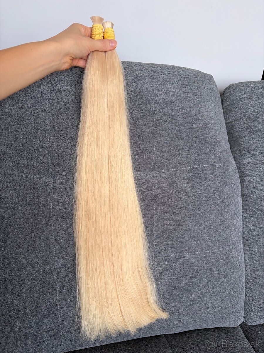 Ruské vlasy surove copy/keratin - 13