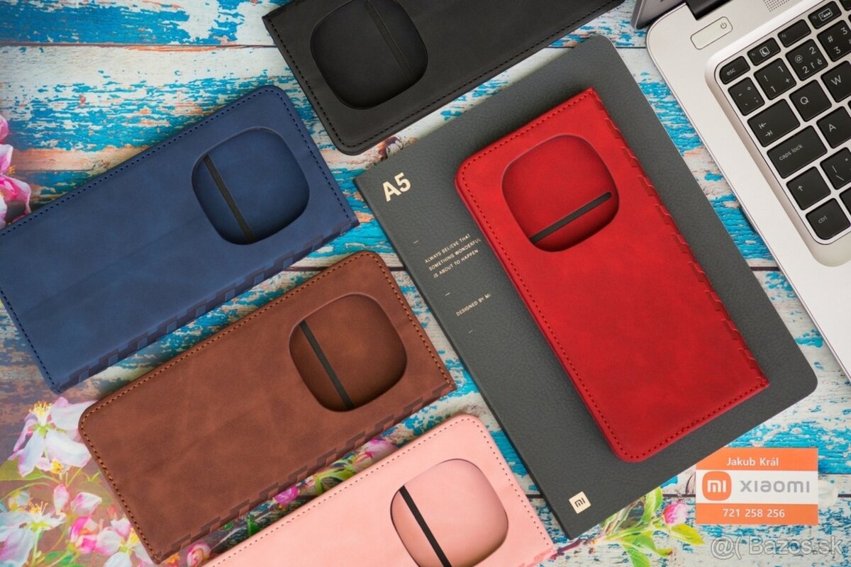 Zatváracie puzdro so vzorom pre Xiaomi, Redmi, Poco - 13