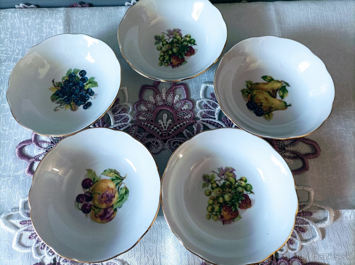 Porcelán - taniere, misky - 13