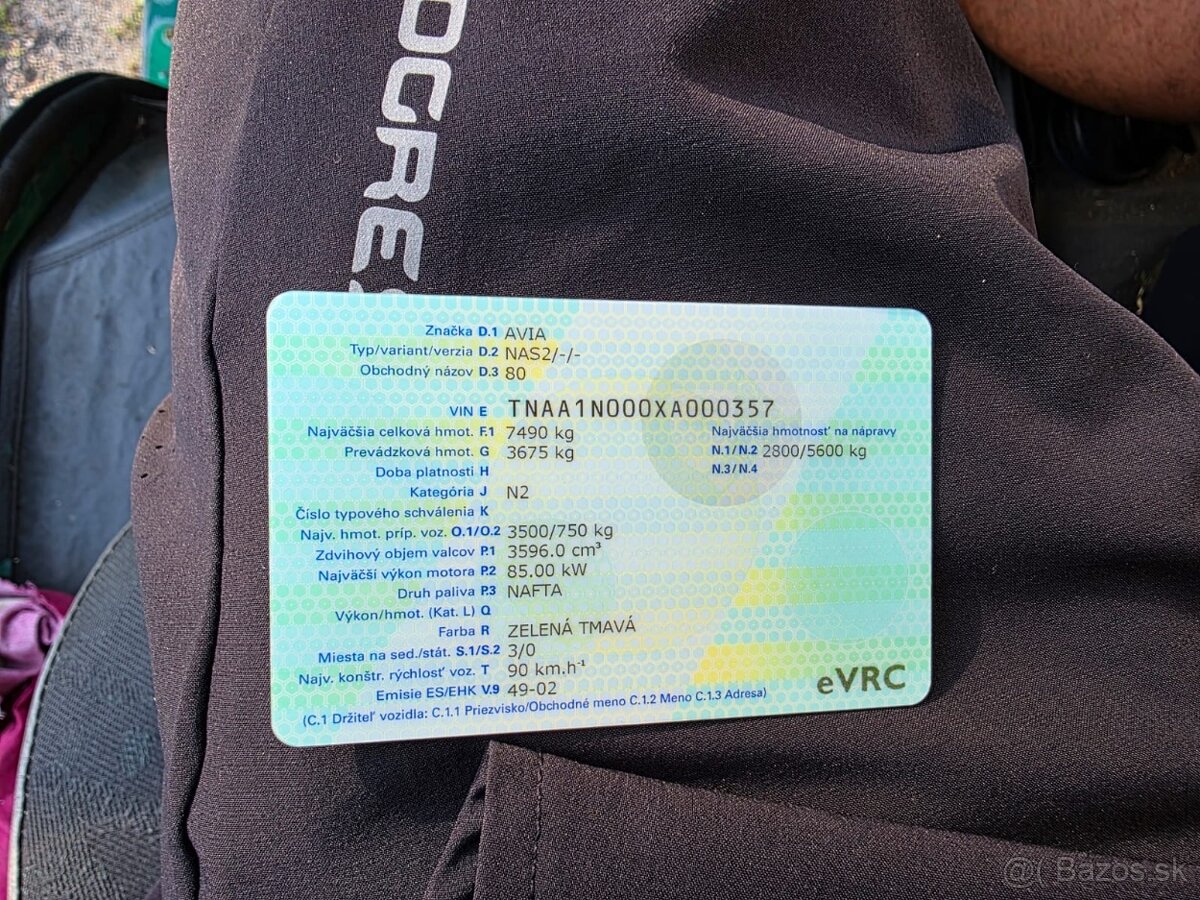 Avia Seria A 80 TURBO INTERCOOLER vyklápač - 13