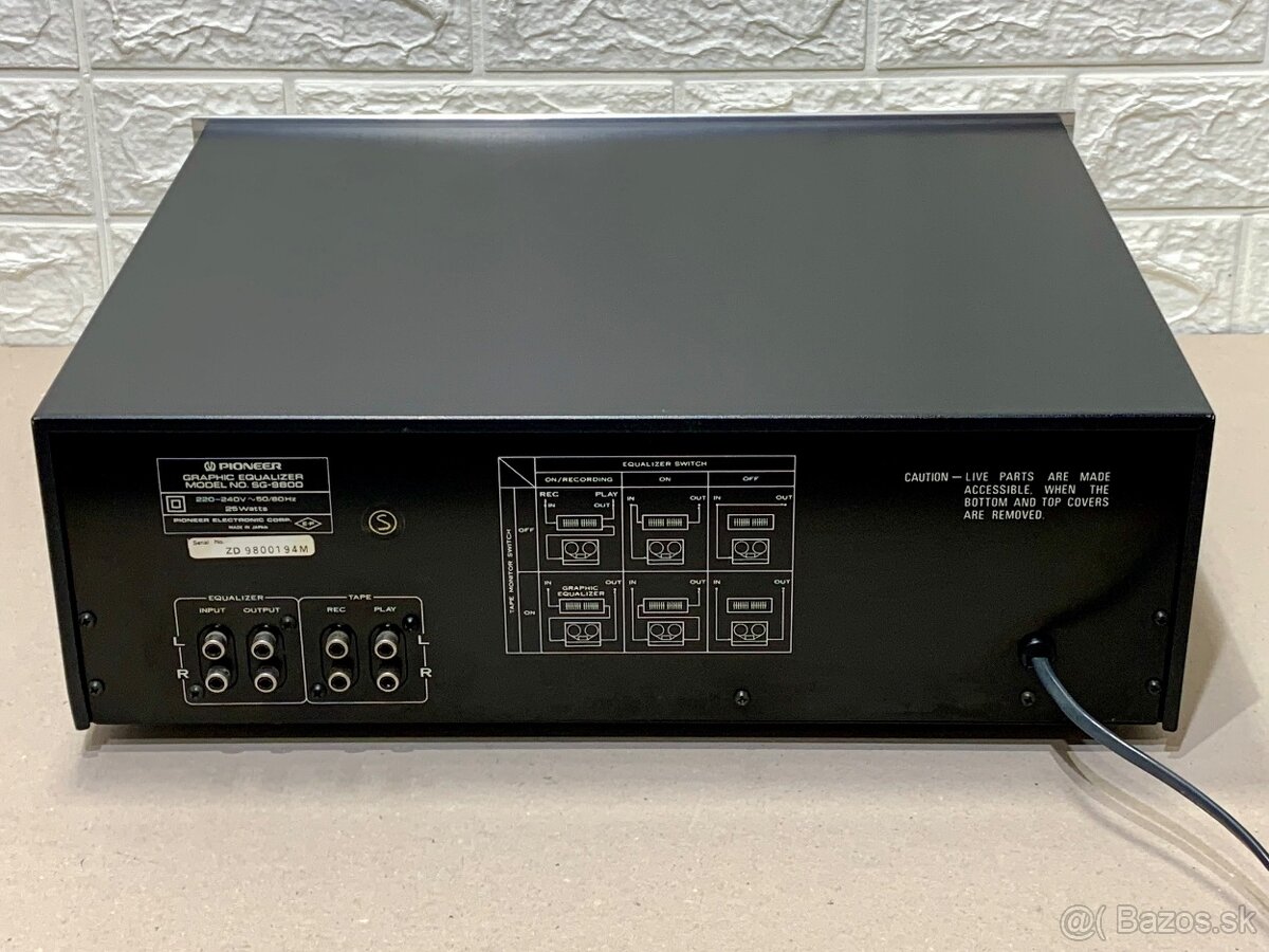 PIONEER SG-9800 …. Graficky stereo equalizer (Blue séria) - 13