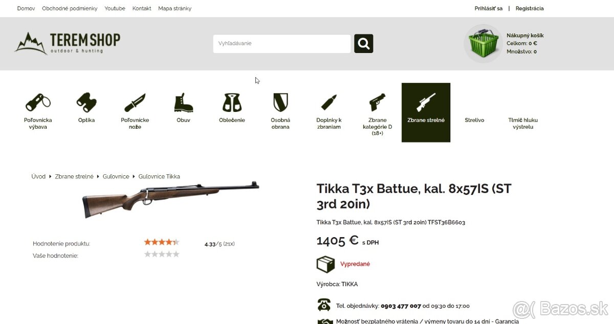 SAKO, model Tikka T3x - Battue - 13