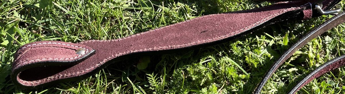 Westernový set hnědo/vínový - 13