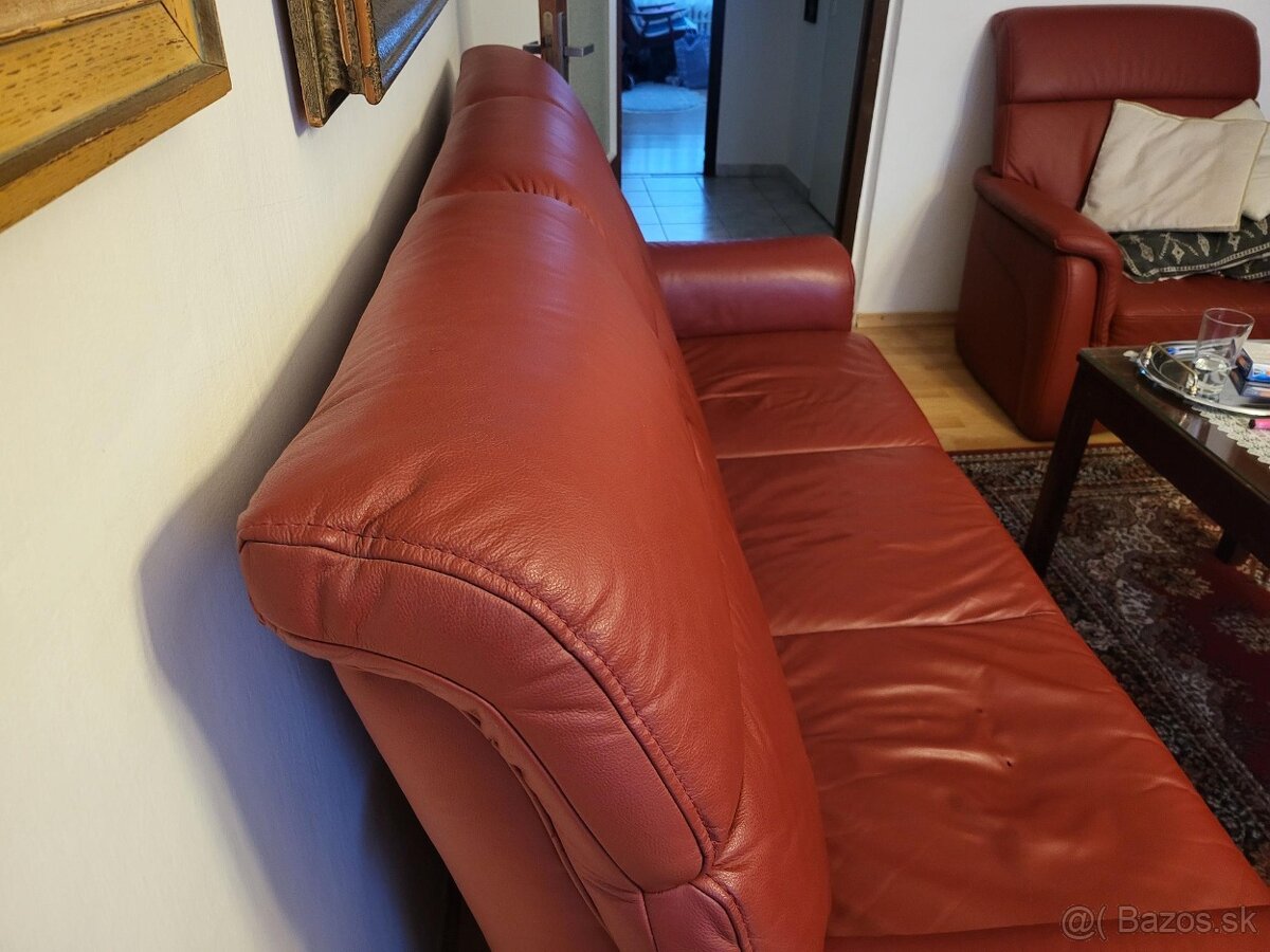 Kožená sedacia súprava - 13