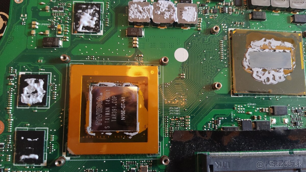 Asus G751J doska z herného noteboou + chladič - 13