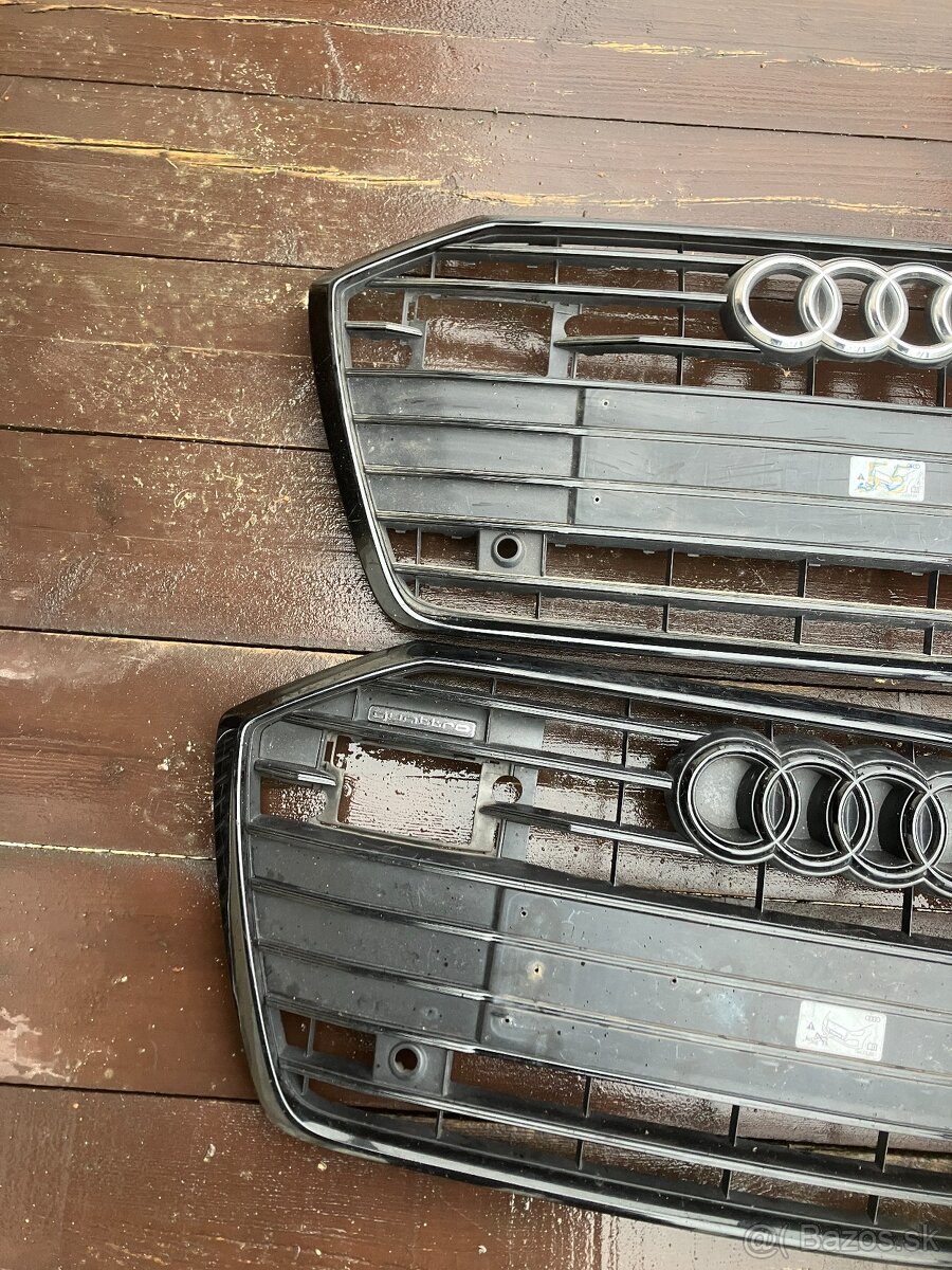 maska audi a6 c8 cerna 18-23 grill mrizka cerna - 13
