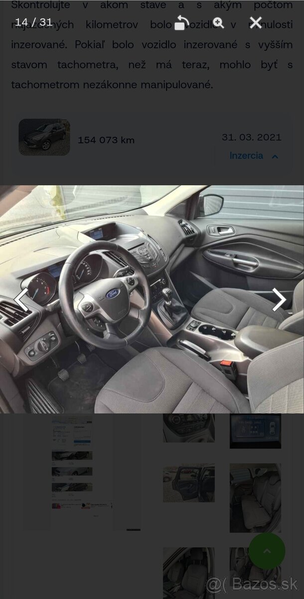 Ford Kuga Ford Kuga 2016 model 1.5 EcoBoost 110kW; 6 - 13