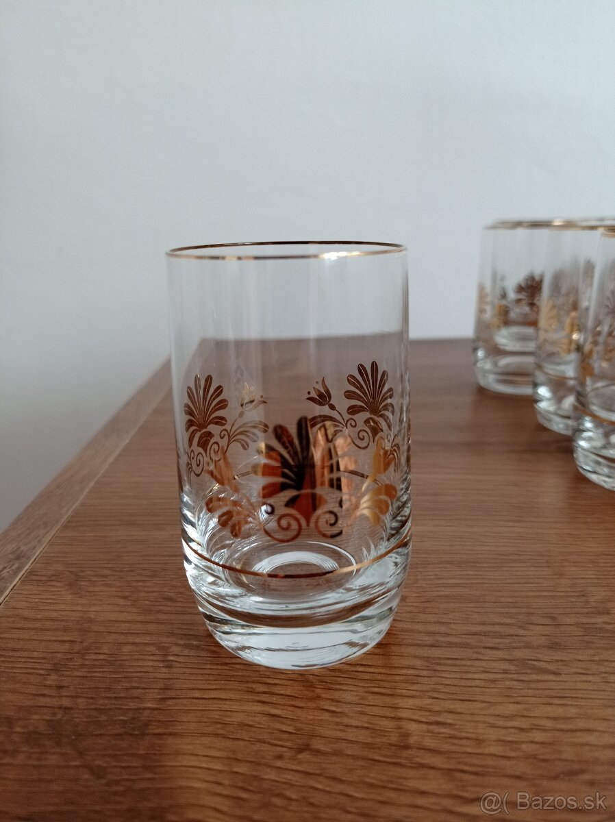 Rôzne retro sada sklenených pohárov - 13
