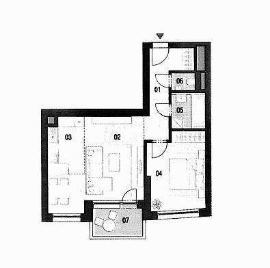 Babony TRE | Úplne nový a priestranný 2 izbový byt v Klinger - 13