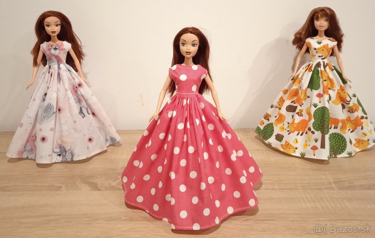 Barbie-dlhe šaty pre Barbie - 13