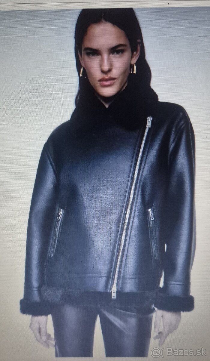 Kožušinková bunda Mango xl - 13